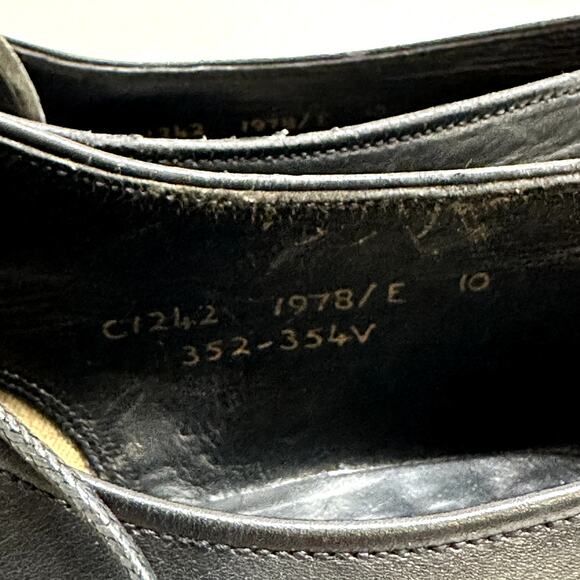 VERY GOOD Cheaney of England Black Calf Derby C1242 352-354V UK 10 / US 11 main image 11
